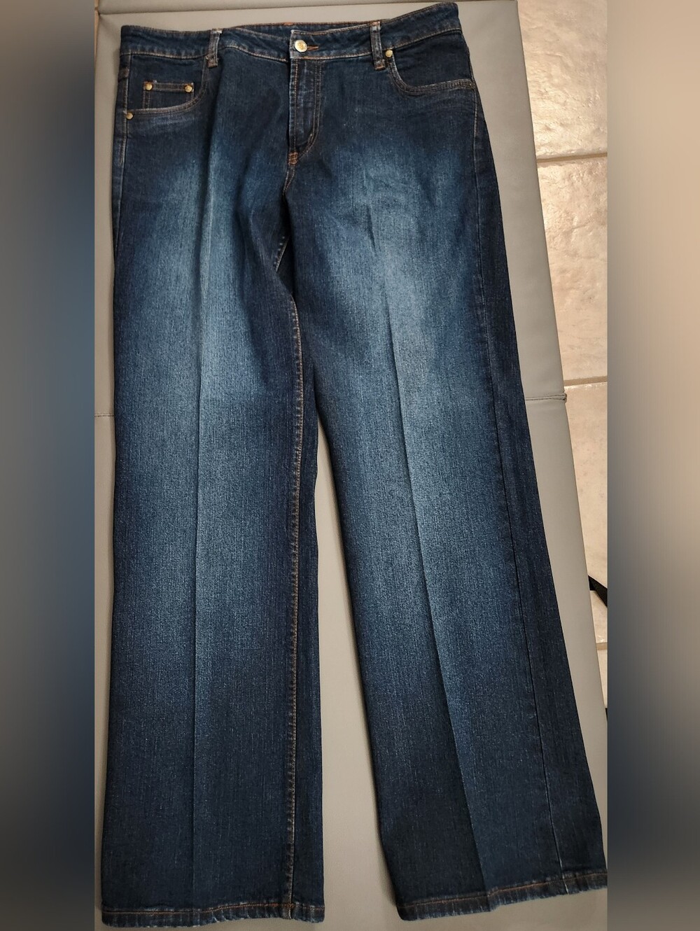 Lawman Womens Blue Jeans Size 15/16 Long